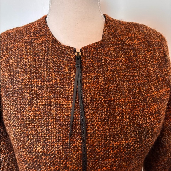 Vintage Brown Tweed Women's Jacket - Picture 2 of 10